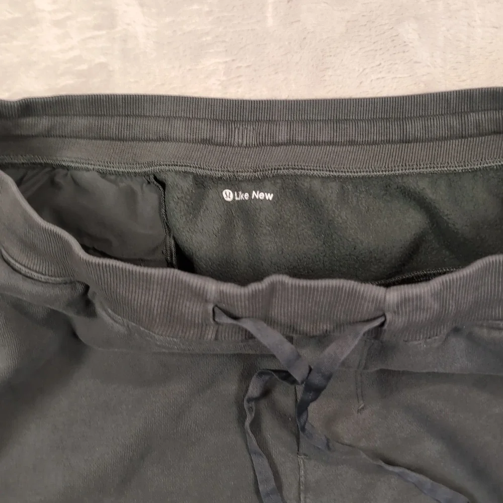 Lululemon‎ Steady State Classic-Fit Jogger Men Large Green Fleece Sweatpants